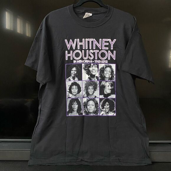 Vintage Whitney Houston Tee Shirt, Size XL - Picture 1 of 5